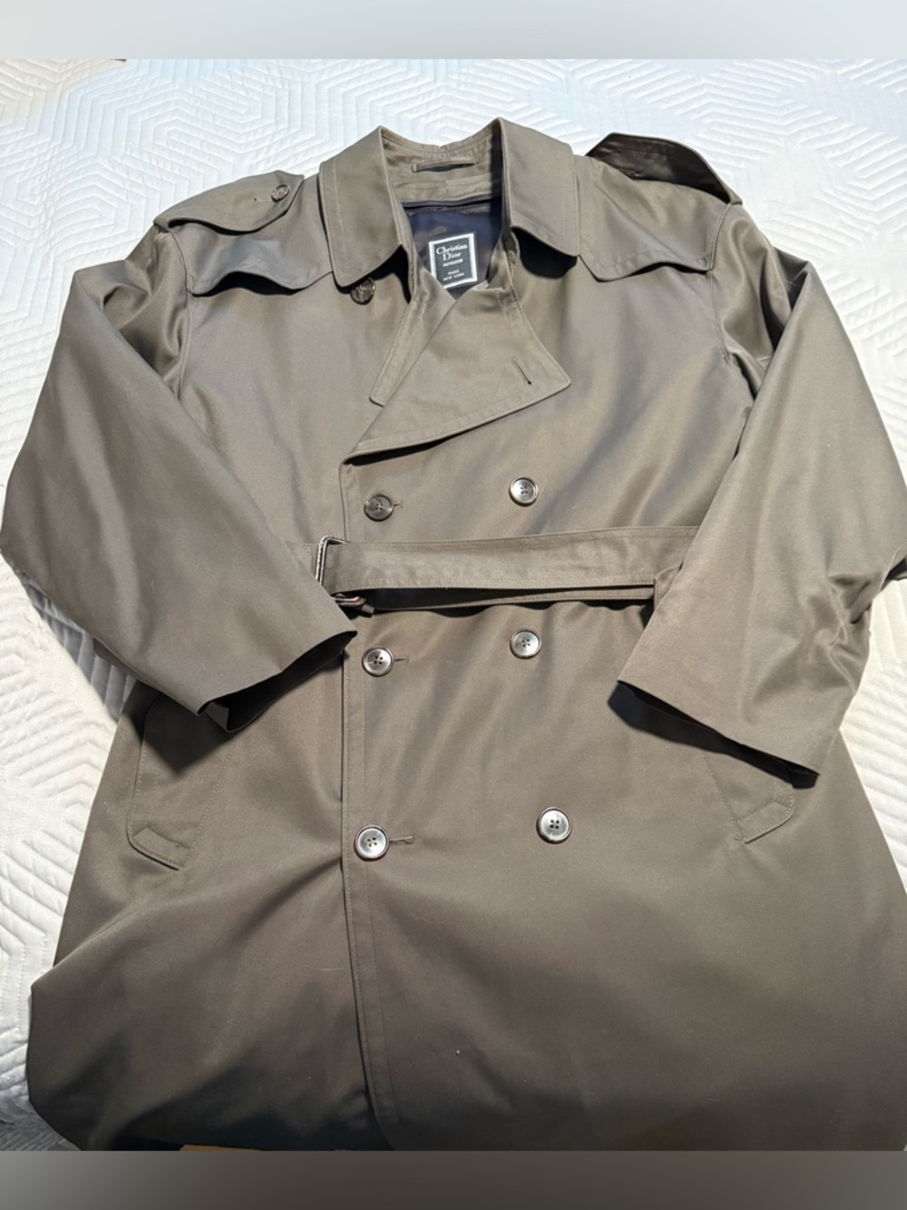 Vintage Christian Dior Monsieur Men’s Trench Size 38R